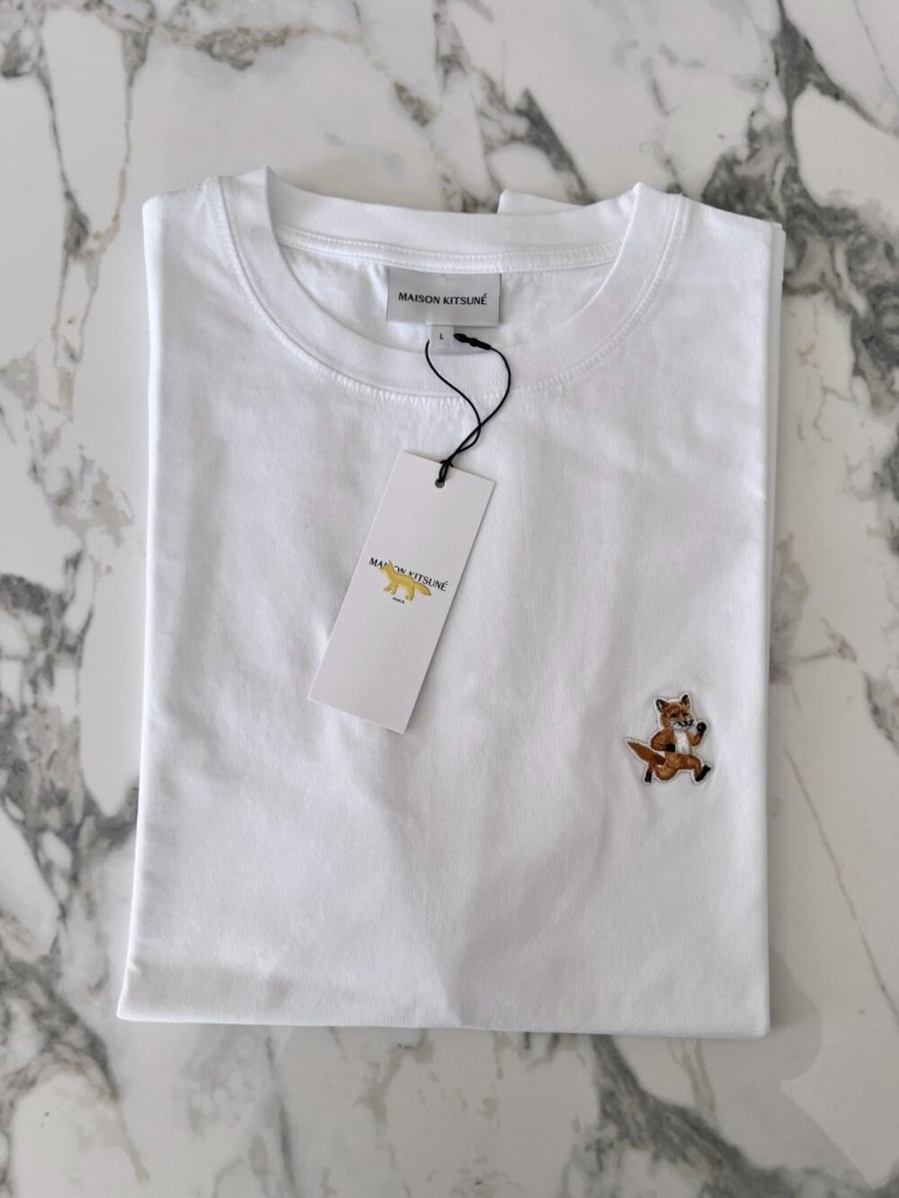 NWT - Maison Kitsune Speedy Fox T-shirt - White🦊 - Picture 6 of 7